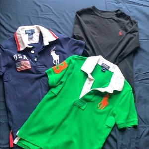 Lot of boys Ralph Lauren tops